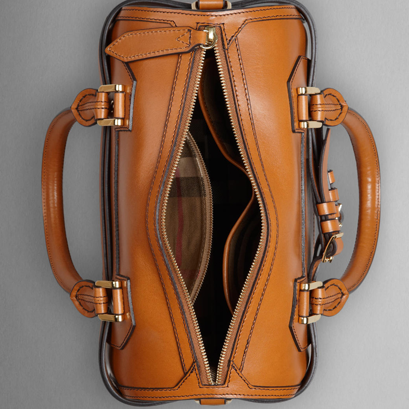 MEDIUM BRIDLE LEATHER BOWLING BAG