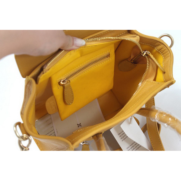 Celine Luggage small Fashion Bag Yellow