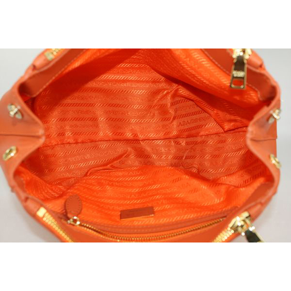 Prada Saffiano Classic Tote Bag BN1801 Orange