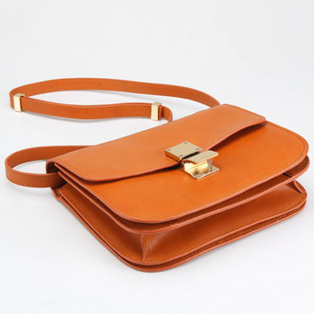 Celine Cow Leather Handbag 80077 Orange