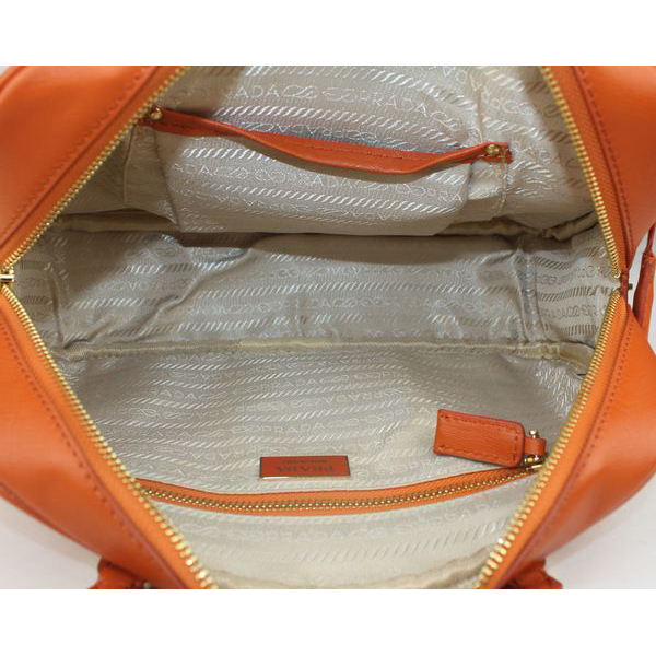 Prada Saffiano Leather Tote Bag BL1095 Orange