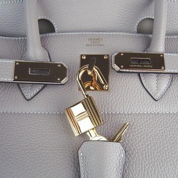 Hermes 42CM Gray(gold)