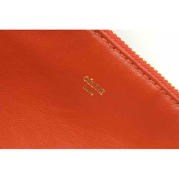 Celine Fashion Lambskin Shoulder Bag 8822 Orange