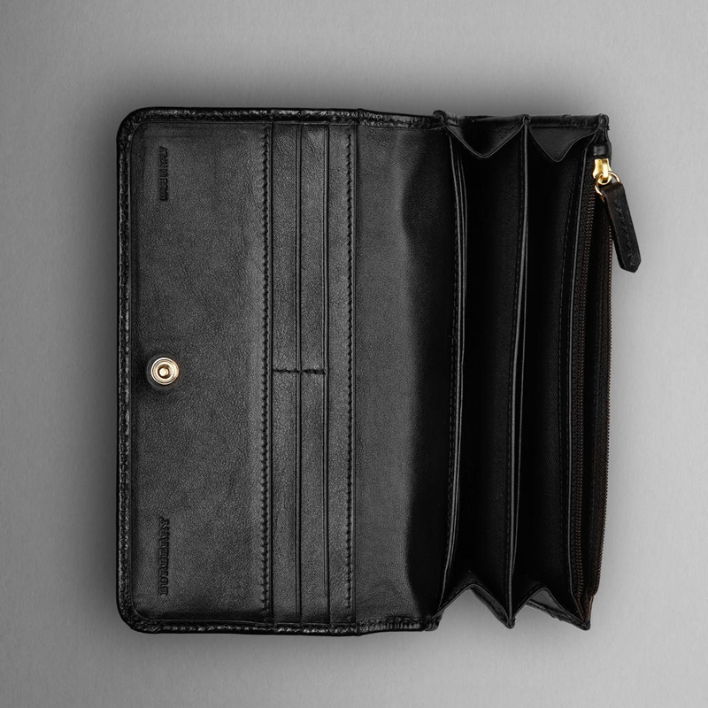 BRIDLE HOUSE CHECK CONTINENTAL WALLET