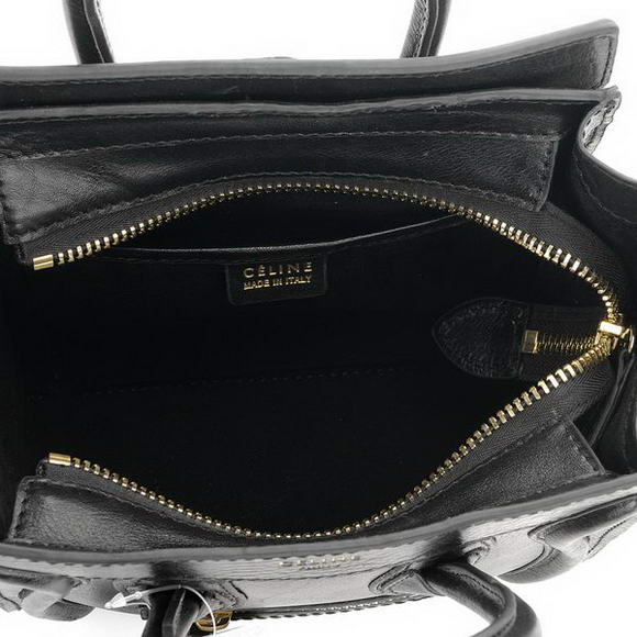 Celine Luggage Mini 165213MBA in Original Leather Black