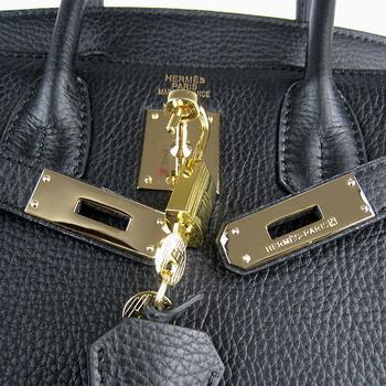 Birkin 30CM Black (gold)