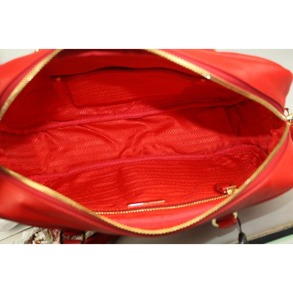 Prada Saffiano Leather Tote Bag BL1095 Red