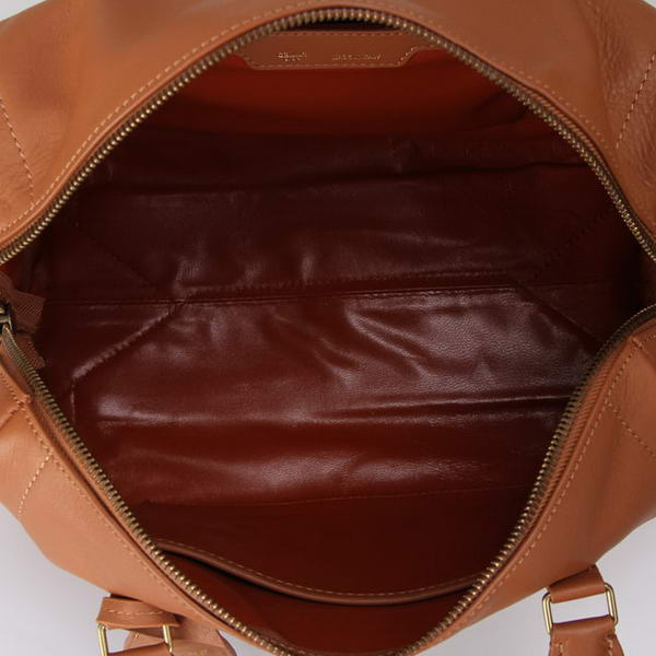 Celine Asymmetrical Original Leather Samll Bag 88035 Brown