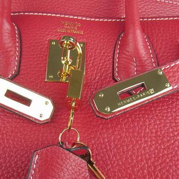 Birkin 30CM Red (gold)