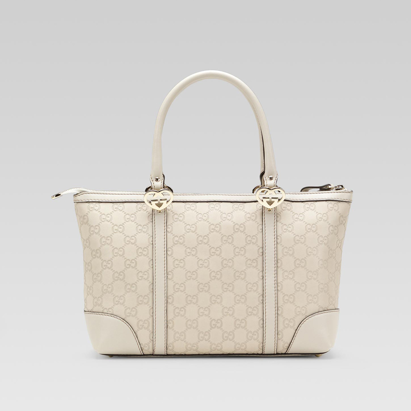 Gucci lovely heart-shaped interlocking G tote