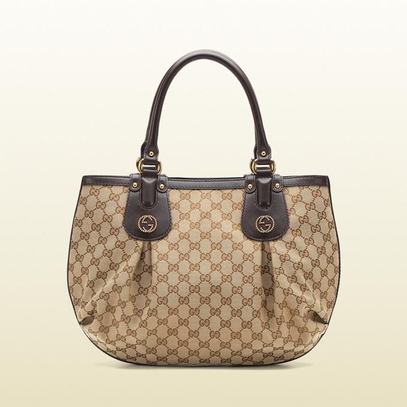 Gucci scarlett stud interlocking G tote