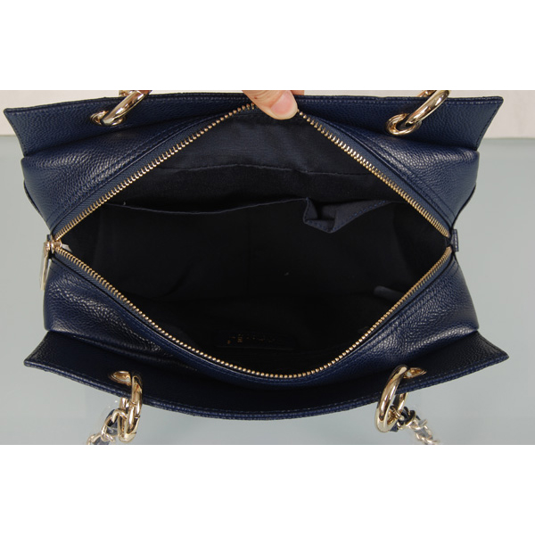 Chanel Coco Cocoon Calf Leather Bag A18004 Royalblue