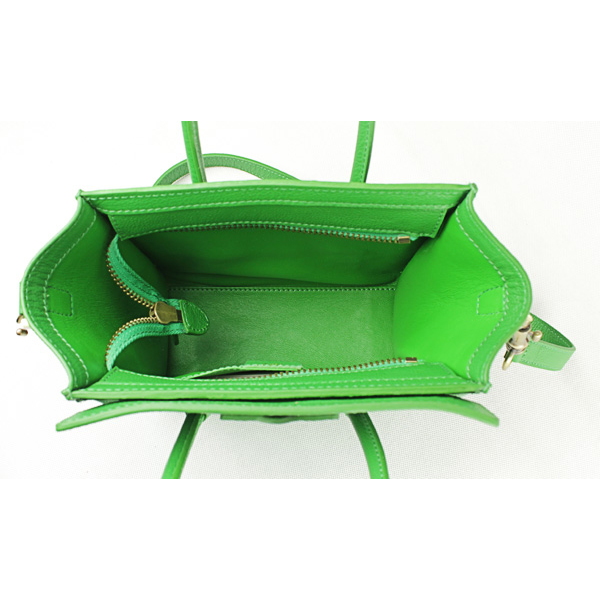 Celine Luggage small Fashion Bag Green