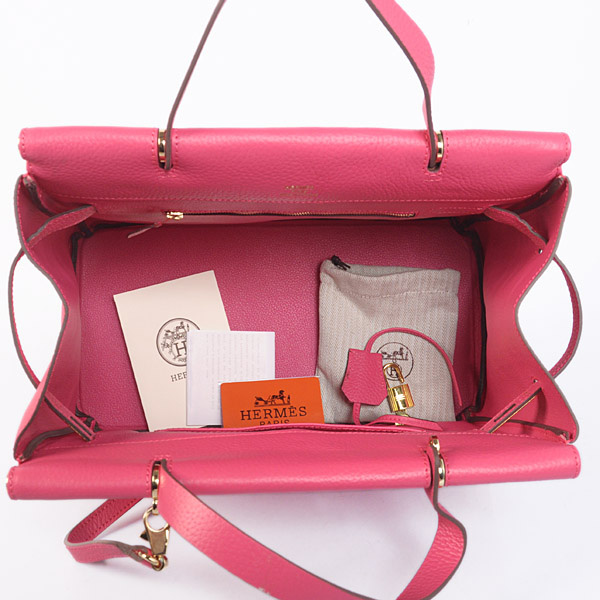 Hermes Spring Summer 2013 Shopping Bag H1046 in Peach with Gold hardware