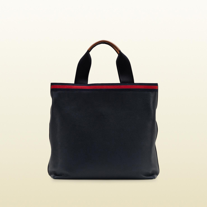 gucci signature web tote with laptop compartment