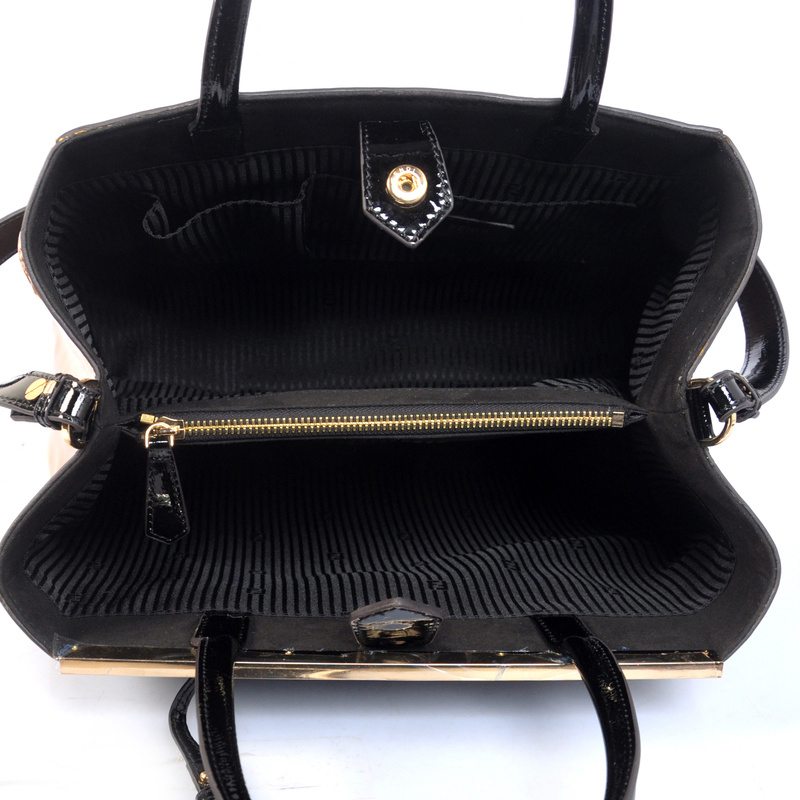 Fendi '2Jours Block' patent leather mixed colors handbags