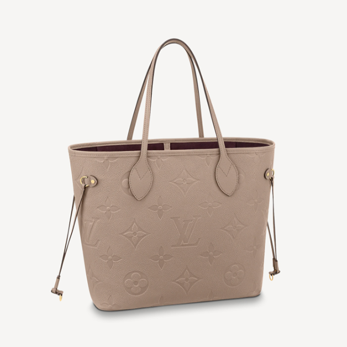 Louis Vuitton Cream Neverfull Tote Bags For Women | semashow.com